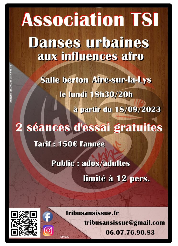 cours de danse urbaines aux influences afro